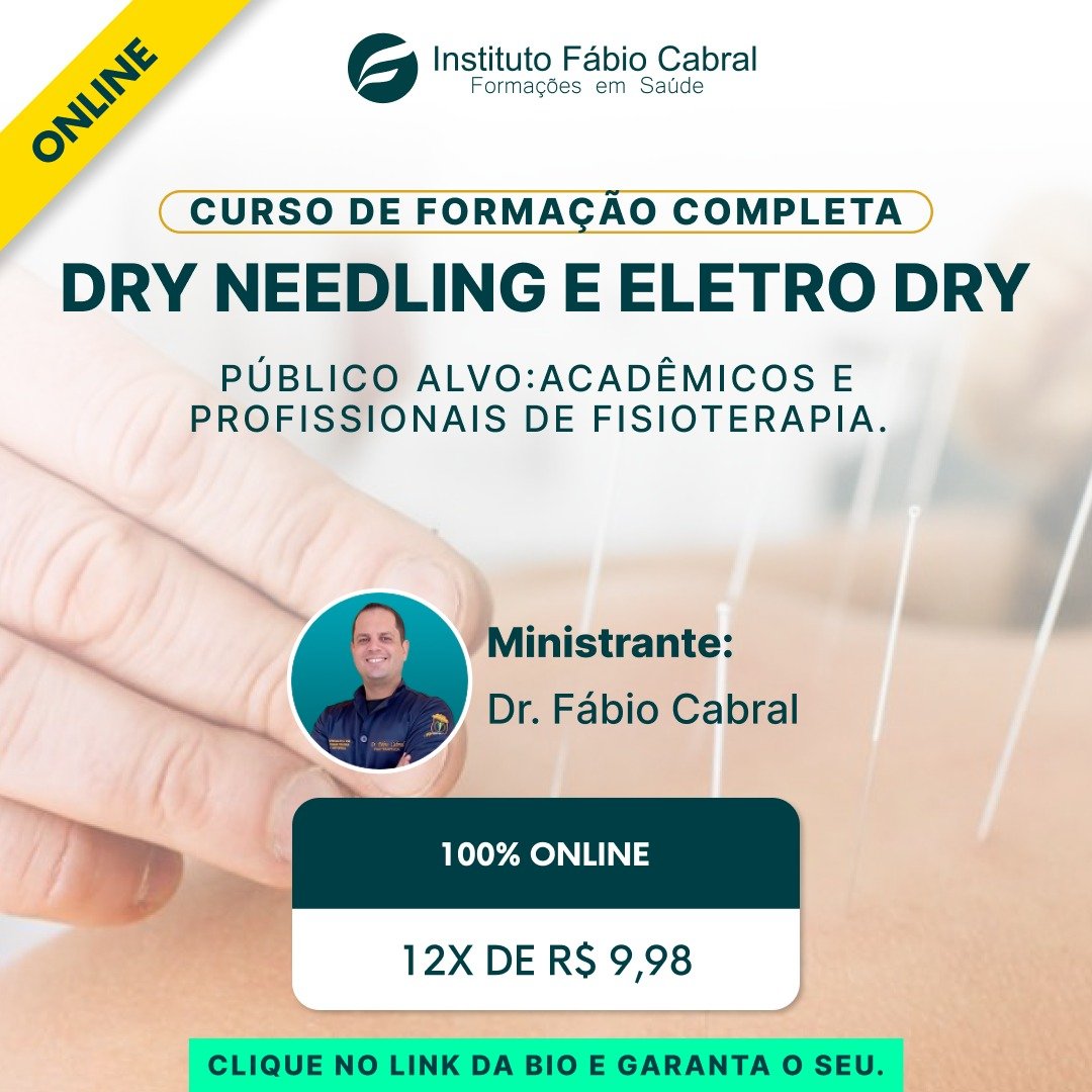 DRY NEEDLING E ELETRO DRY